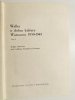 WALKA O DOBRA KULTURY WARSZAWA 1939-1945 TOM I 1970